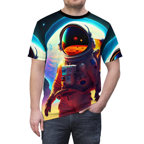 SPACE man on mars - Cut & Sew Tee (AOP) - All Over Prints