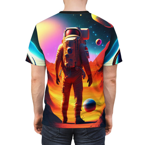 SPACE man on mars - Cut & Sew Tee (AOP) - All Over Prints