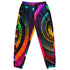 Spiral Rage Trippy- Rave Joggers Mens - XS