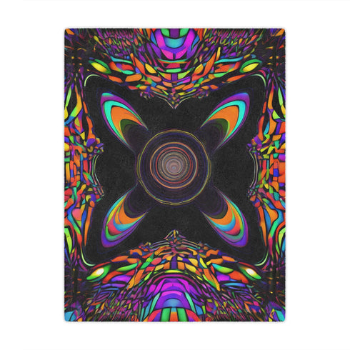 Stellar Bass Explosion - Minky Blanket - 30 × 40 - Home