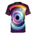 Sub Sonic Pulse - Mens Rave Tshirt (AOP) - Black stitching /