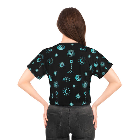 The Celestial - Crop Tee (AOP) - All Over Prints