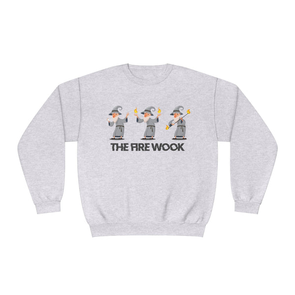 The Fire Wook - EDM Crewneck Sweatshirt - Ash / S -