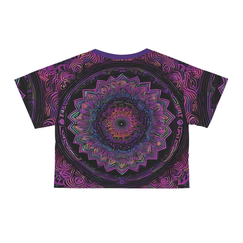 The Mandella in Trance - Crop Tee (AOP) - All Over Prints