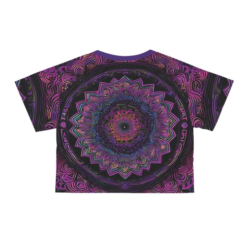 The Mandella in Trance - Crop Tee (AOP) - All Over Prints