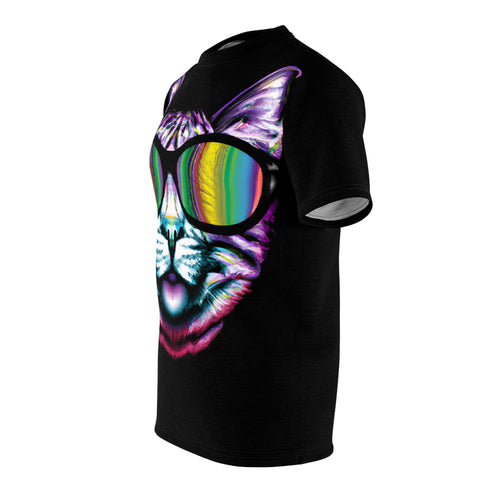 The Rave Cat is out on the prowl - T-Shirt - All Over Prints