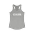 The Wookarina Bass Head - EDM Women’s Ideal Racerback Tank -