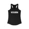 The Wookarina Bass Head - EDM Women’s Ideal Racerback Tank -