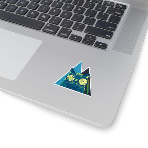 Tripping Balls Cat Sticker - Kiss-Cut Stickers - Paper