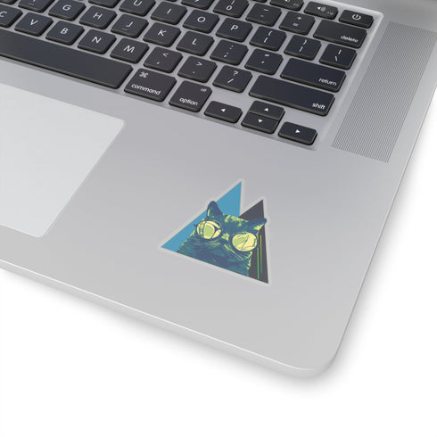 Tripping Balls Cat Sticker - Kiss-Cut Stickers - Paper