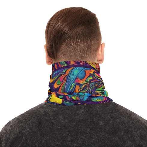 Trippy Alien - Lightweight Neck Gaiter - All Over Prints