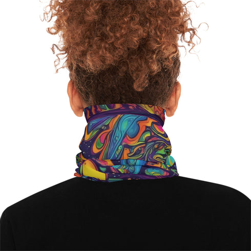 Trippy Alien - Lightweight Neck Gaiter - All Over Prints