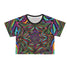 Trippy Beasts Star - Crop Tee (AOP) - Black stitching / 2XL