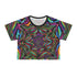 Trippy Beasts Star - Crop Tee (AOP) - Black stitching / XS -