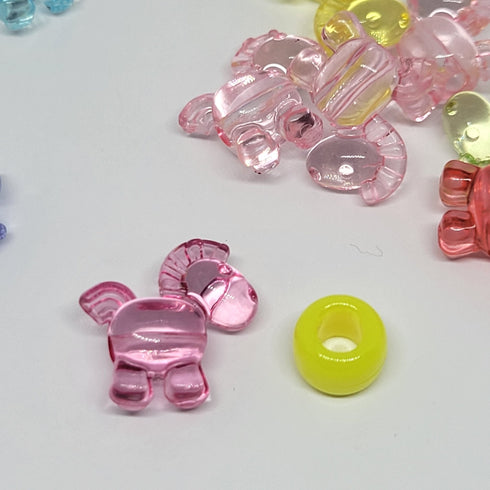 Trojan Horse Beads -  kandi beads - 30 pcs