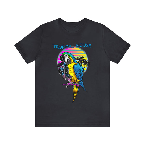 Tropical House Music - Mens Tshirt - Dark Grey / S - T-Shirt