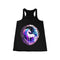 Unicorn in Crystal Space - Women’s Flowy Racerback Tank -