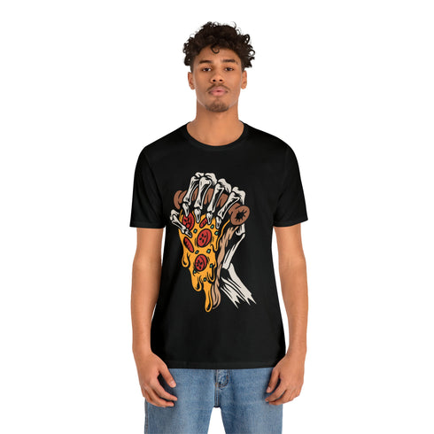 Want some Pizza? EDM Halloween - Mens Tshirt - Black / S -