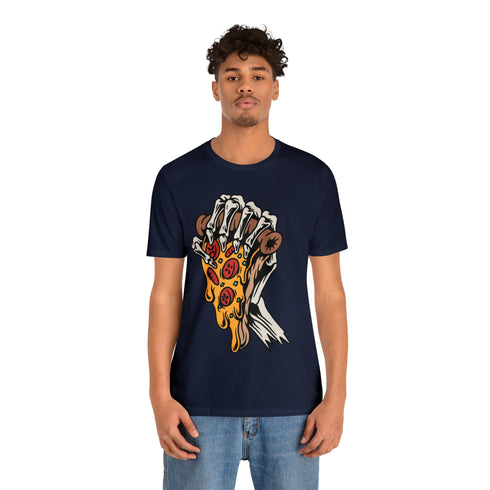 Want some Pizza? EDM Halloween - Mens Tshirt - Navy / S -