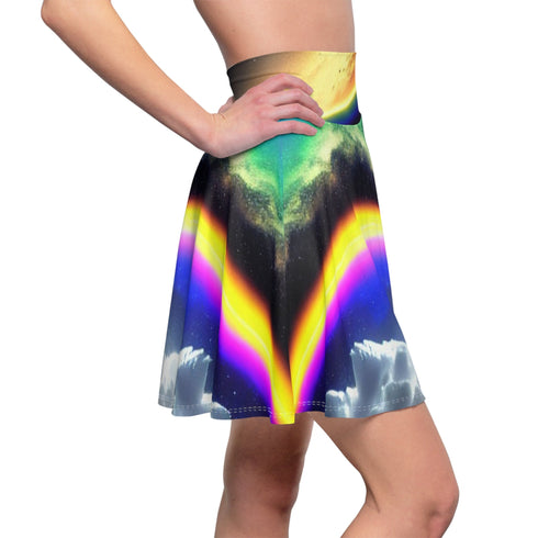 Women’s Skater Skirt (AOP) - L / 4 oz. - All Over Prints