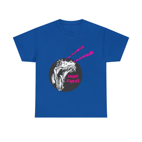 X LAZER EYES! - Cotton Tee - Royal / M - T-Shirt