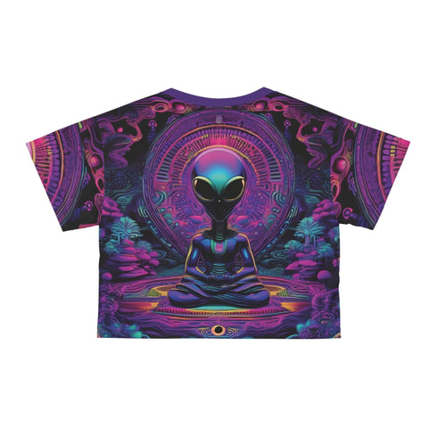 Zen Alien - Crop Tee (AOP) - All Over Prints