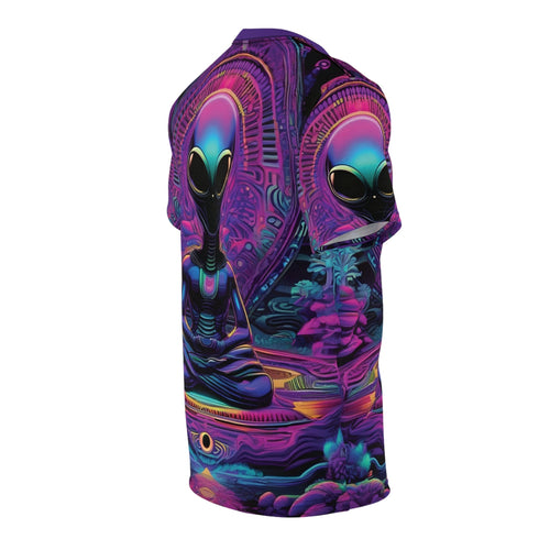 Zen Alien Dreamer - Mens Rave Tshirt(AOP) - All Over Prints