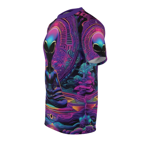 Zen Alien Dreamer - Mens Rave Tshirt(AOP) - All Over Prints