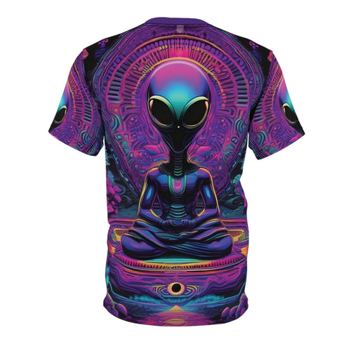 Zen Alien Dreamer - Mens Rave Tshirt(AOP) - All Over Prints